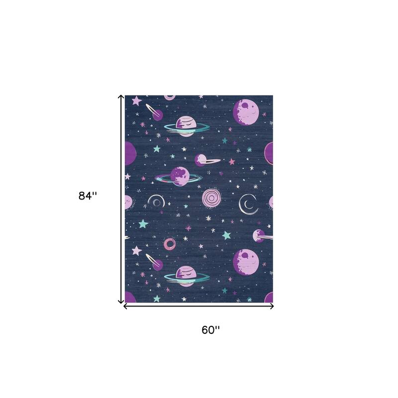 HomeRoots Juvenile/Youth Casual Rectangle Area Rug