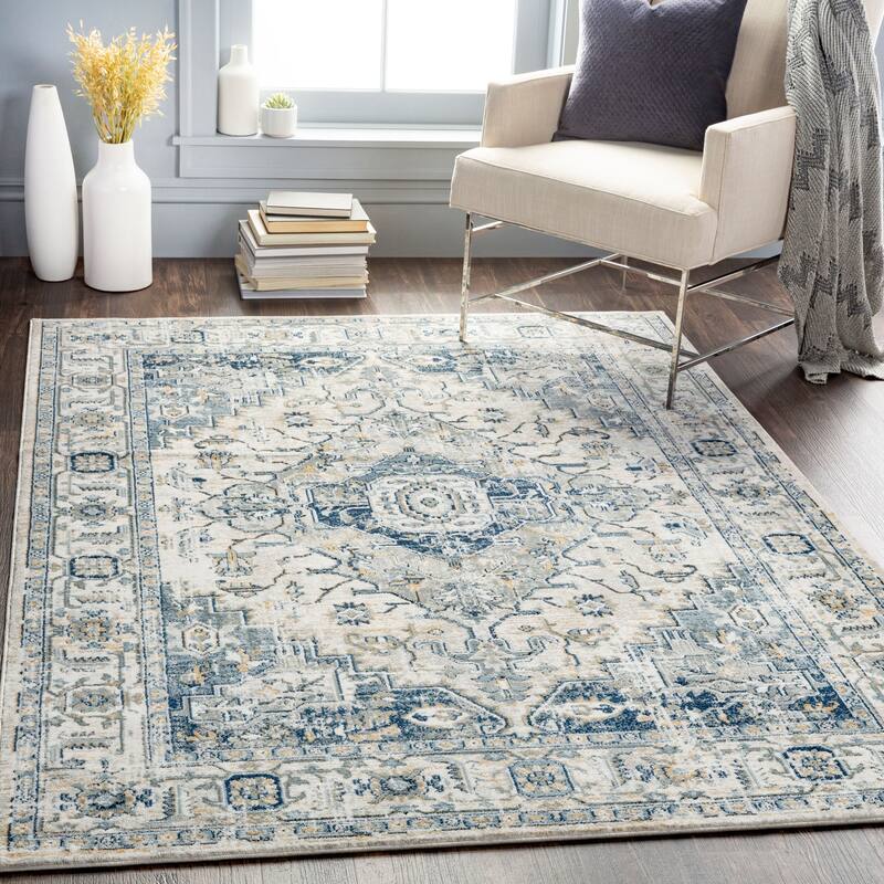 Livabliss Jolie Transitional Medallion Area Rug
