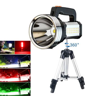  Led Spotlight Flashlight Large Brightest Flashlights 100000 lumen