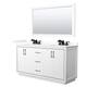 Option White / Giotto Quartz Top / Matte Black Hardware
