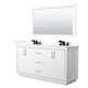 Option White / Giotto Quartz Top / Matte Black Hardware
