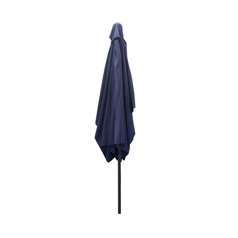 6 x 9 FT Patio Waterproof Umbrella with Crank and Tilt Without Flap