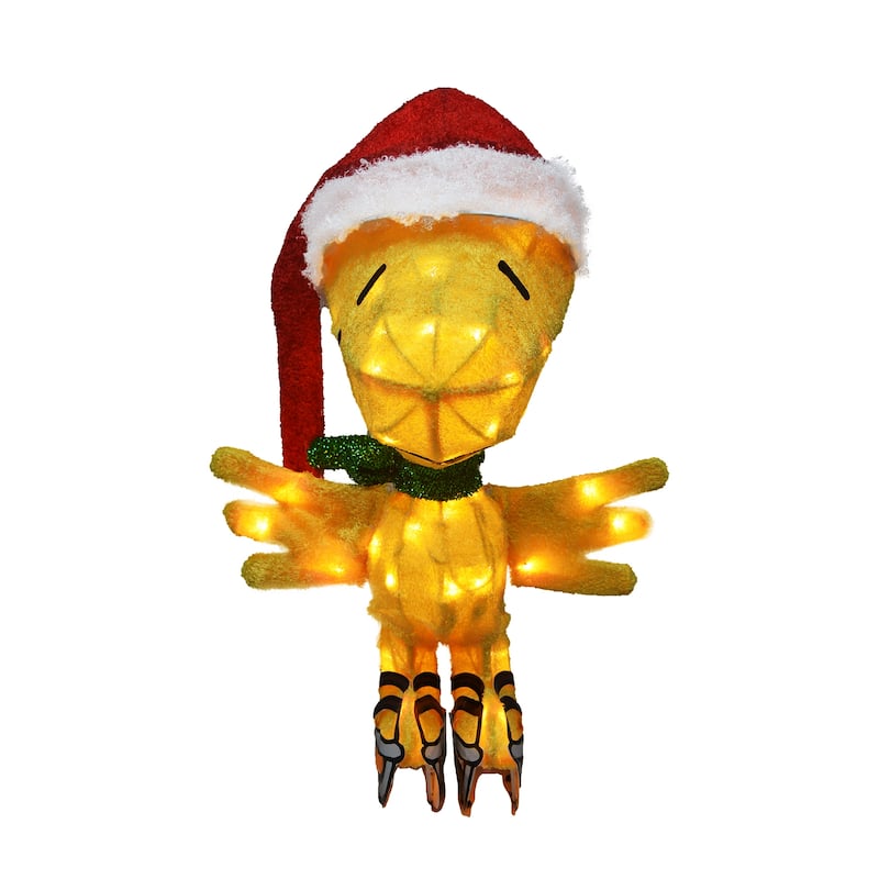 20" Peanuts LED 3D Pre-lit Yard Décor Skating Woodstock
