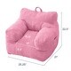 preview thumbnail 72 of 88, Children's Bean Bag Chair,Corduroy Bean Bag Sofa with Armrests