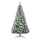 preview thumbnail 9 of 8, 6ft Unlit Snow Dusted Full Fir Artificial Christmas Tree with Realistic Branches - 40.50"W * 40.50"D * 70.80"H