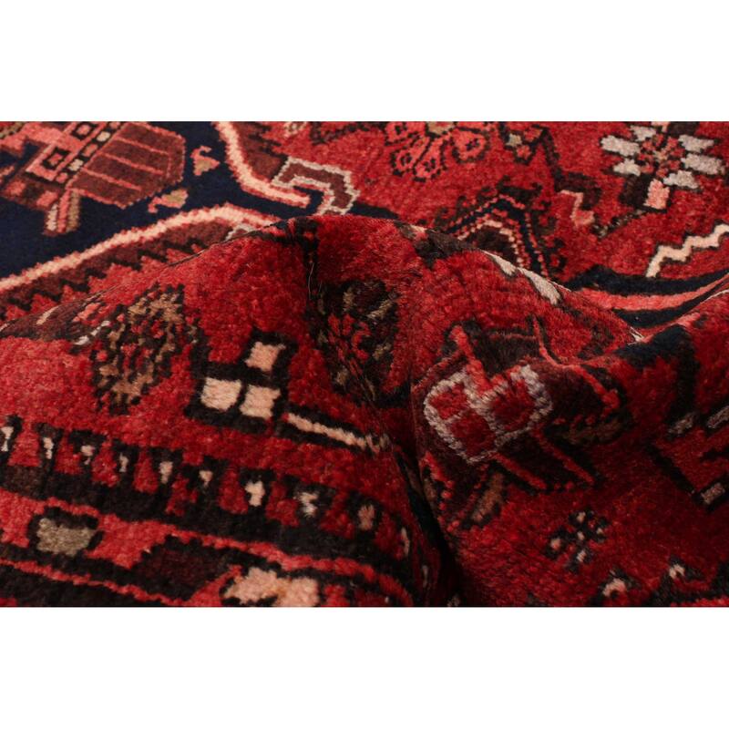 ECARPETGALLERY Hand-knotted Anadol Red Wool Rug - 3'1 x 10'1