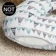 preview thumbnail 3 of 4, Watercolor Mountains Collection Nursing Breastfeeding Pillow Cover Case (Pillow Not Included) - Navy Blue Aqua and Grey Aztec