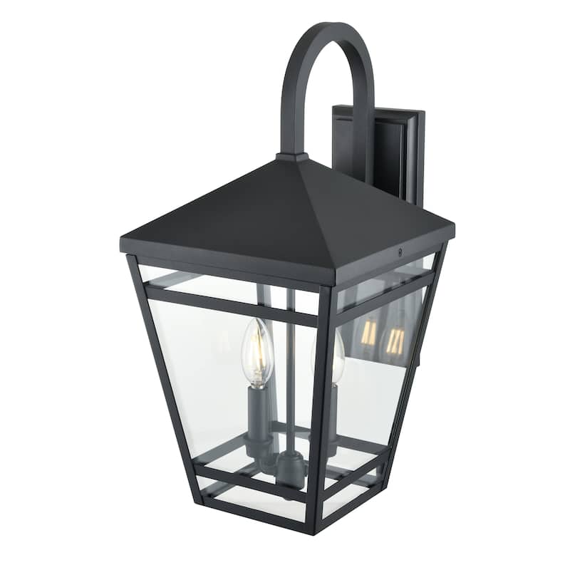 Seager Outdoor Wall Sconce Textured Black - Textured Black
