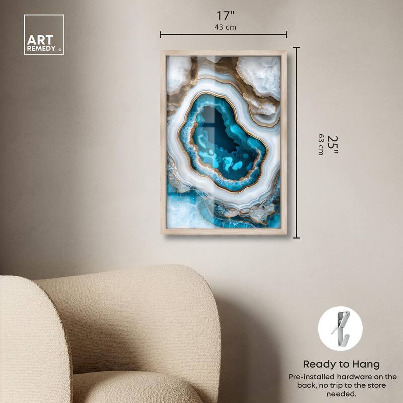 Gilded Geode Eye III Shadowbox by Art Remedy