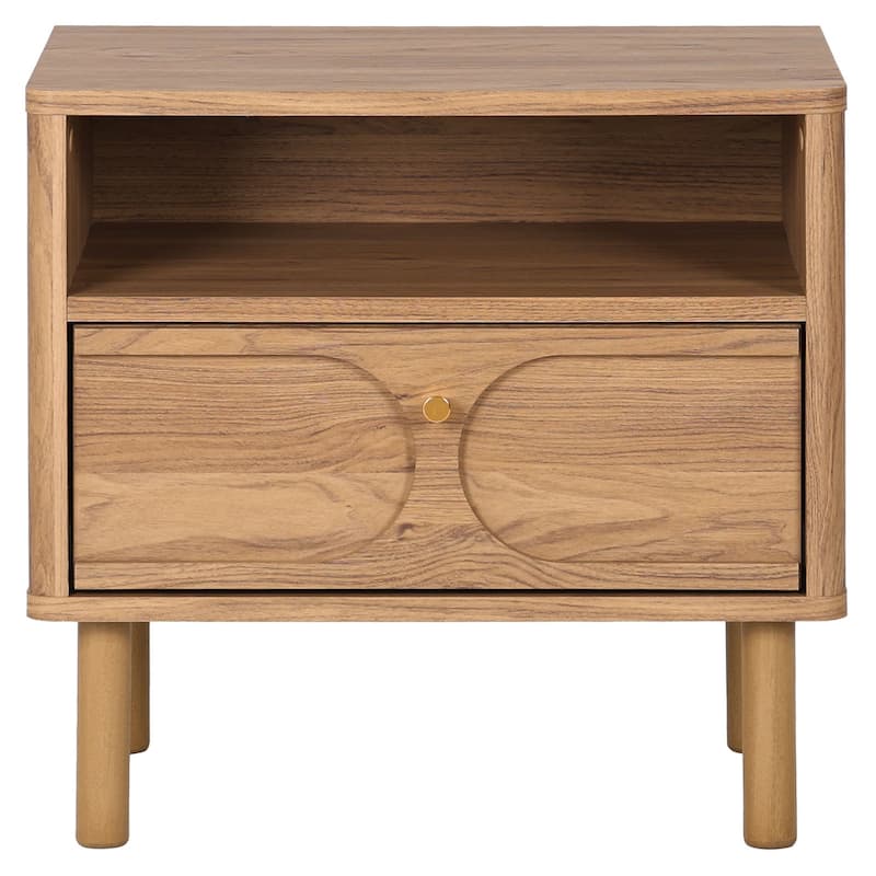 SAFAVIEH Home Prinpop 1-Drawer 1-Shelf Nightstand