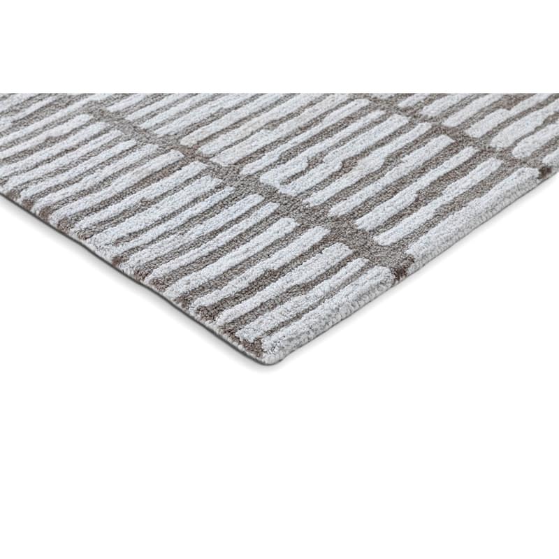 Terra by Obeetee Jaipur Static Taupe Rug
