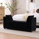 preview thumbnail 31 of 72, Velvet/Leather Storage Bench for Bedroom,End of Bed Bench for King Size Bed, Modern Upholstered Long Ottoman Bench for Entryway