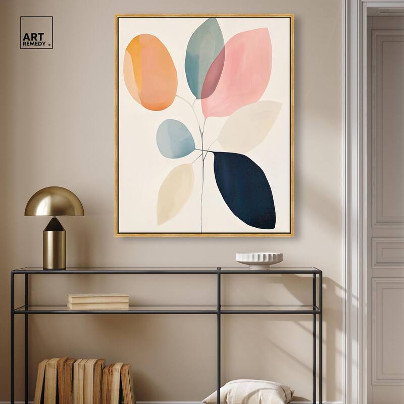 Soft Edge Foliage Canvas by Art Remedy
