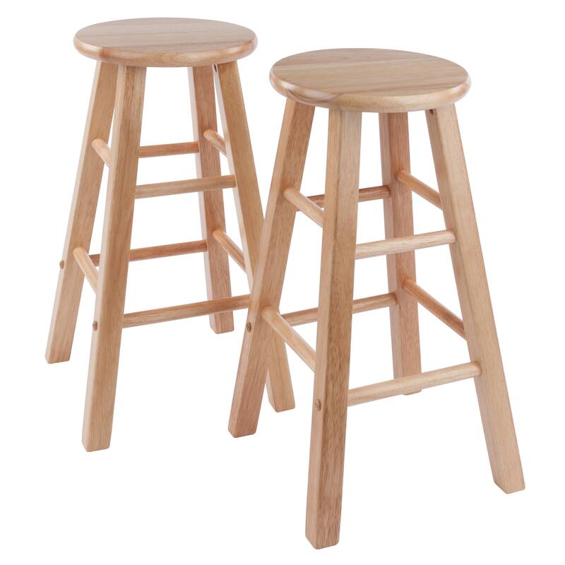 Element 2-Pc Counter Stool Set - 13.39 x 13.39 x 23.86 inches - Natural