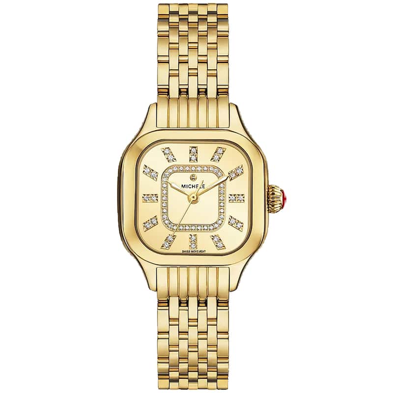 Michele Women's Meggie Gold Dial Watch - MWW33B000013 - 6 (36)