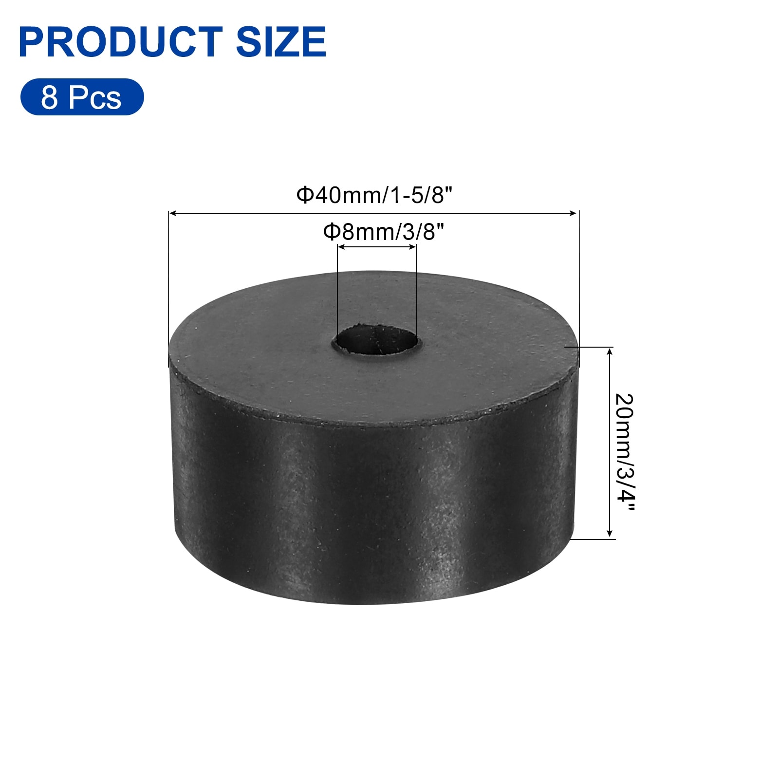 Round Rubber Washers Flat Rubber Spacer Bushing for Home Appliances Cars Boat Accessories