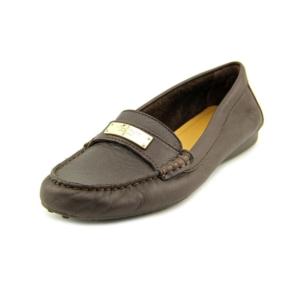 Coach Fredrica Women Moc Toe Leather Brown Loafer - Free Shipping Today - literacybasics.ca - 21087298