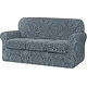 preview thumbnail 15 of 25, Subrtex Jacquard Damask Sofa Slipcover Cover with 3 Separate Cushion Cover