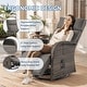 preview thumbnail 23 of 82, Pocassy Reclining Patio Chair with Adjustable Backrest