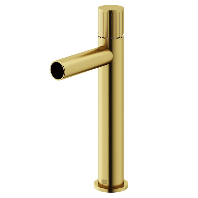 VIGO Ashford 11" H Single Handle Single Hole Vessel Bathroom Faucet