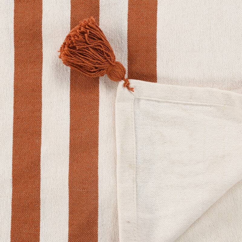 Sevita Hand-Woven Cotton Standard Size Throw Blanket