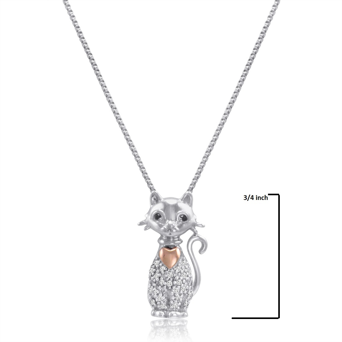 14k White Gold 0.8mm Spiga Wheat Chain Necklace 3.03g