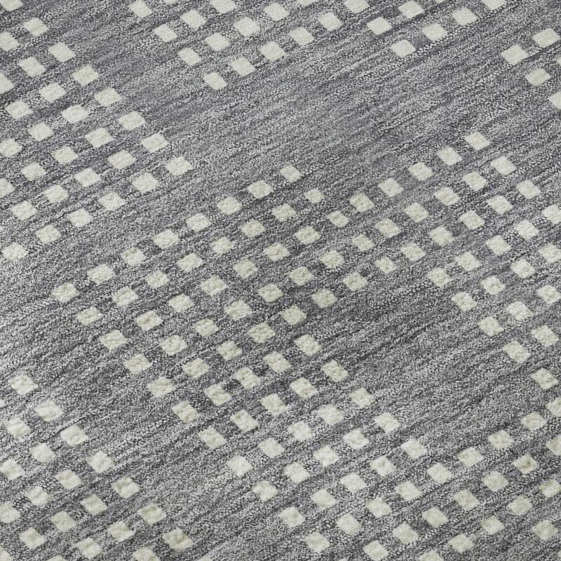 Premium Washable Super Soft Modern Houndstooth Mayfield Rug
