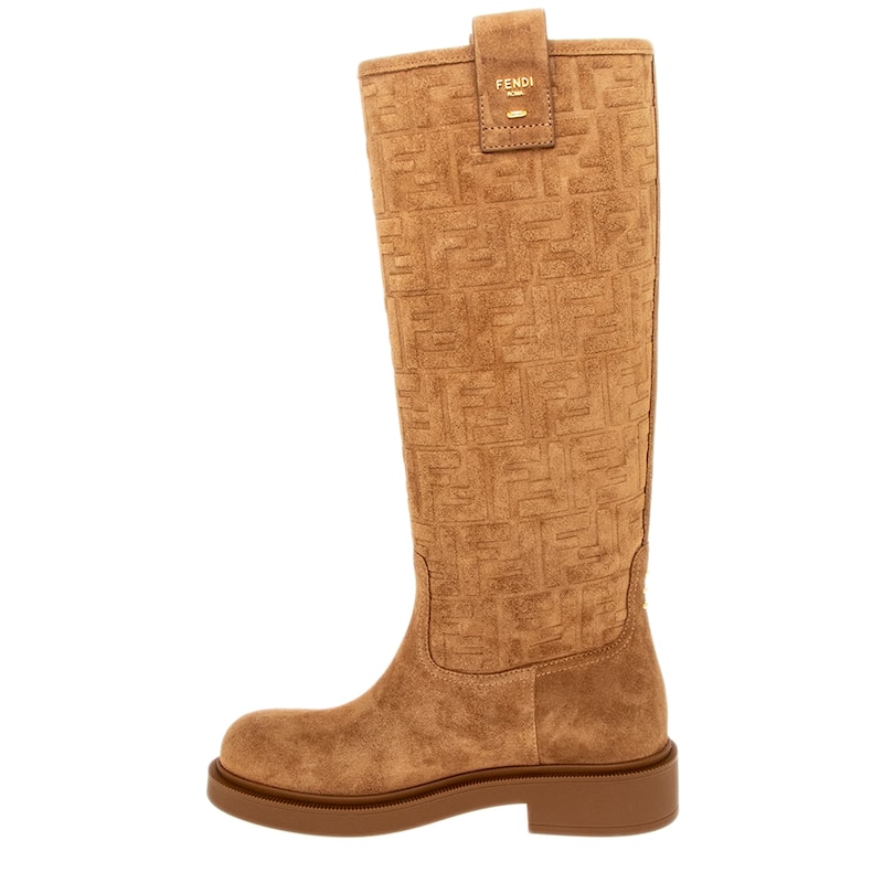 Fendi Filo Suede Knee-High Boots