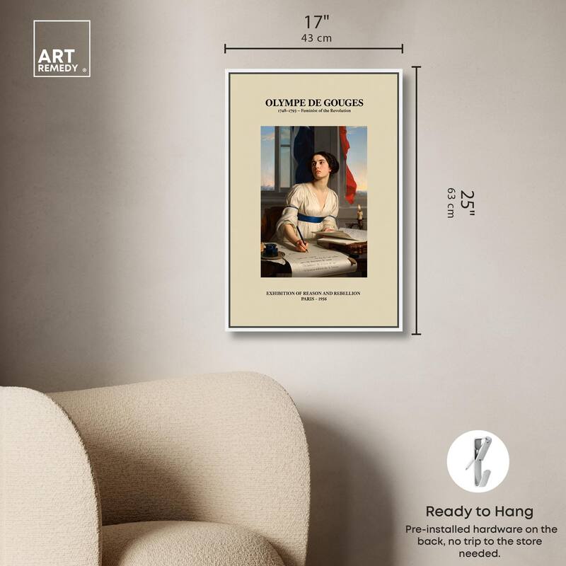 Intellectual Olympe Canvas by Art Remedy
