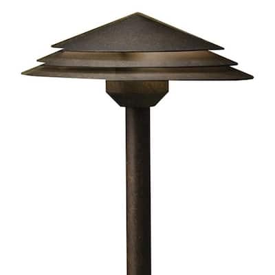 Kichler Round Tiered 21" LED Path and Spread Light - 2700K