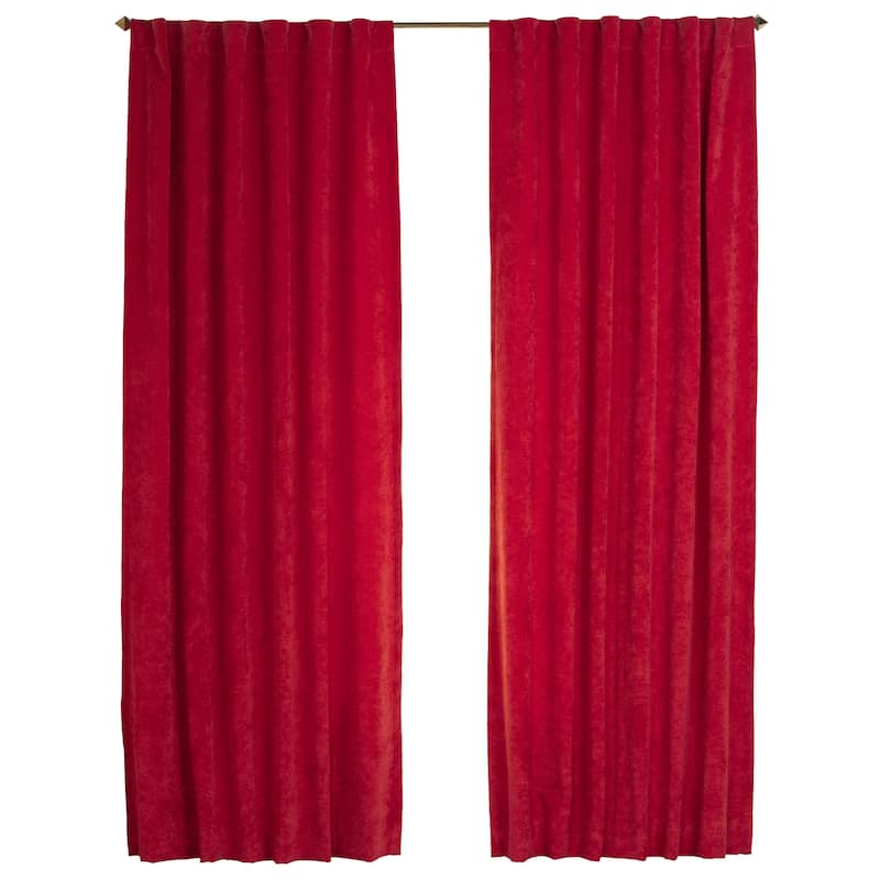 Padma Velvet 50x84 Back-Tab Curtain Panel (Single Panel)