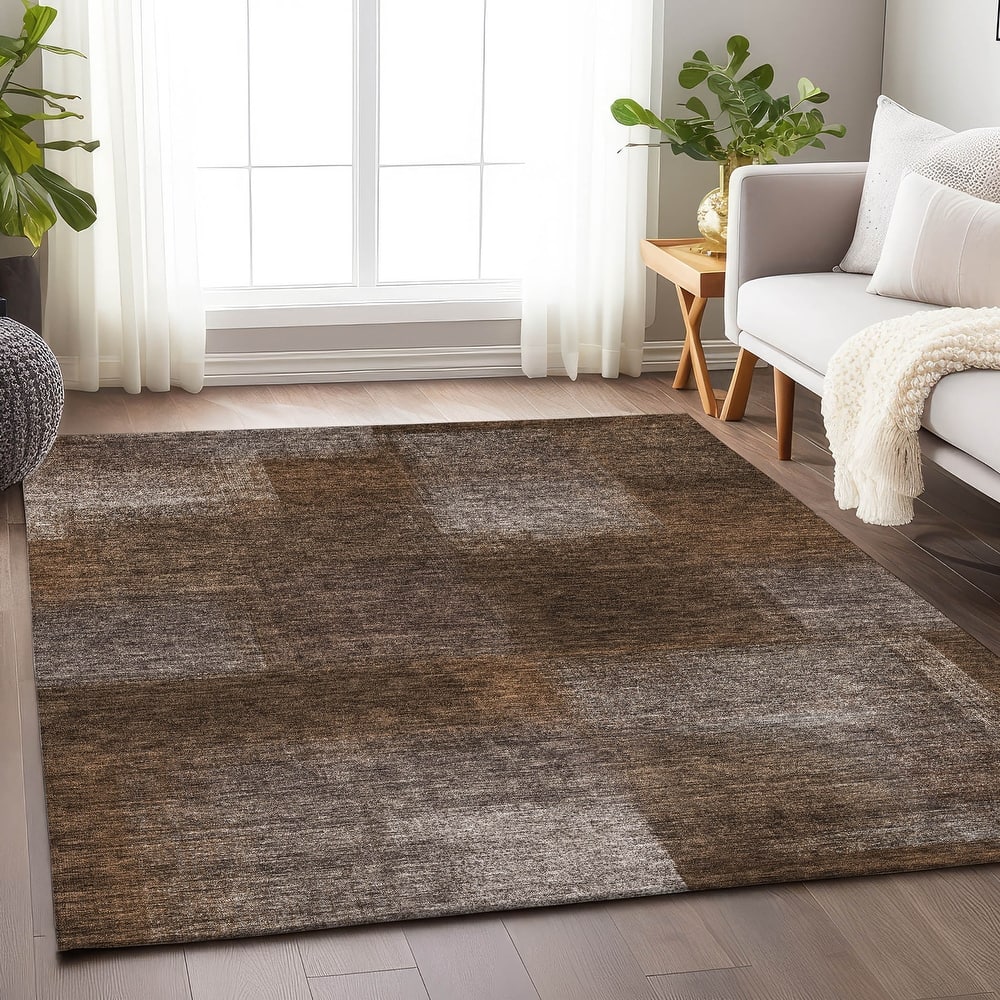 Premium Washable Super Soft Solid Ombre Mayfield Rug