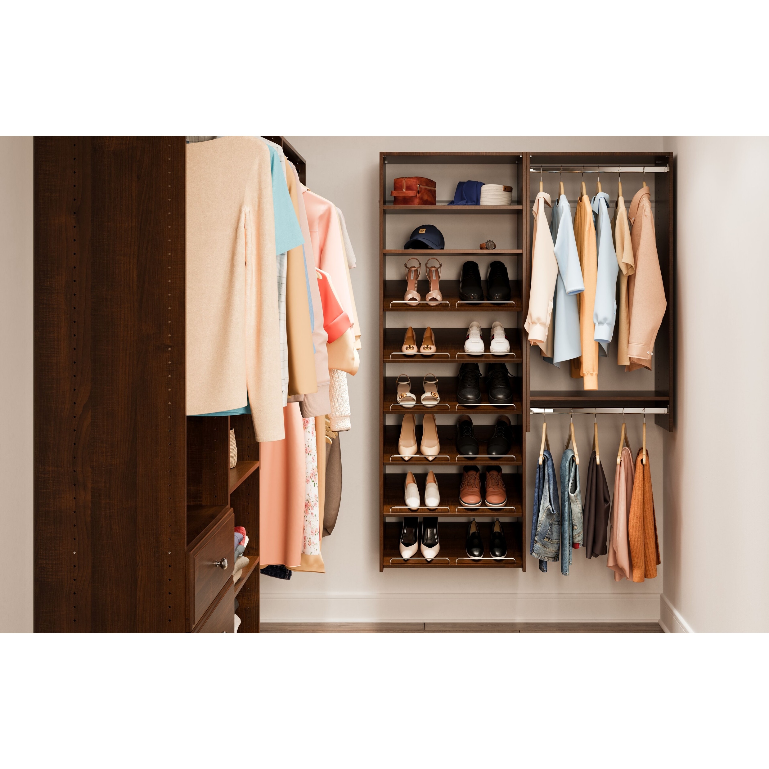 Easy track shoe tower on sale