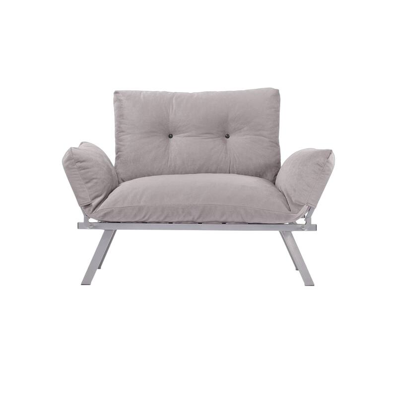 Alice Metal Frame Loveseat With Removable Cushions