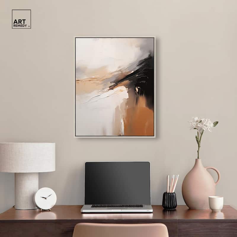Baked Clay II Canvas by Art Remedy