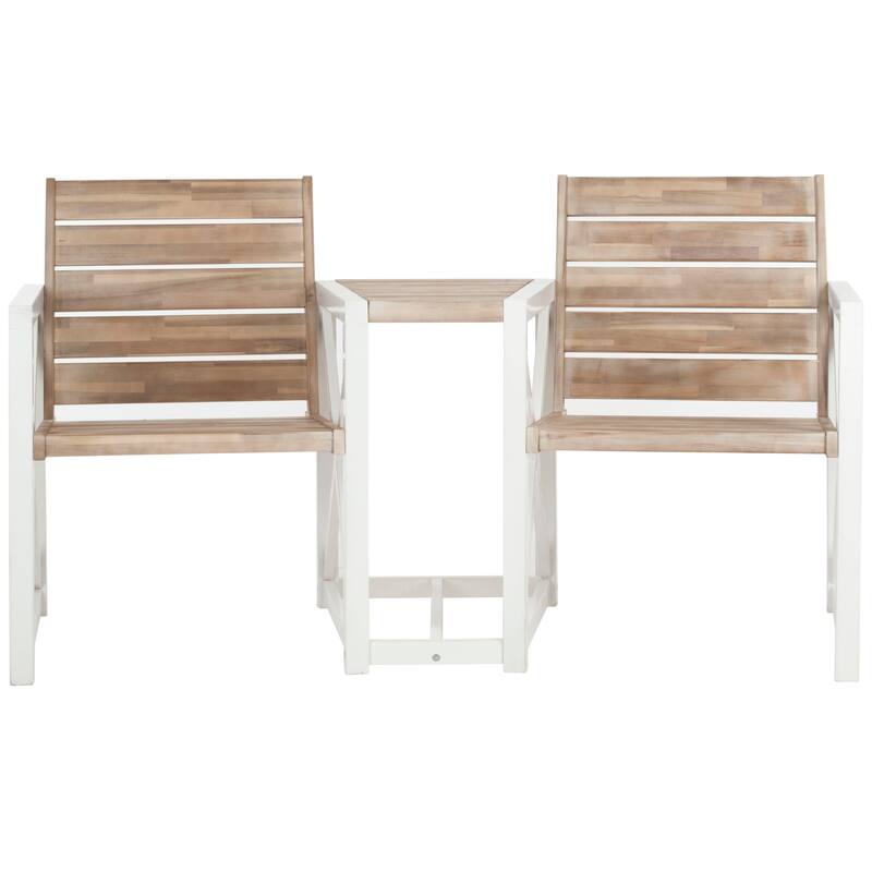 SAFAVIEH Outdoor Gerri Bench - 62Wx28Dx34H
