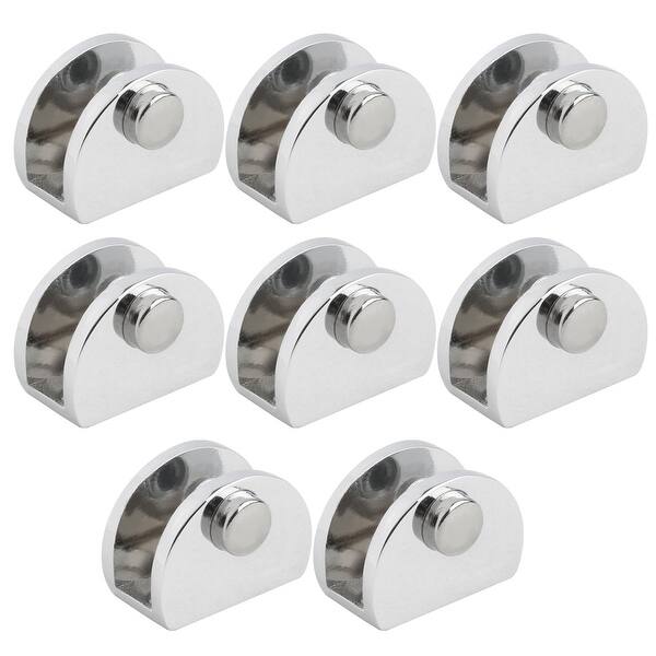 Shop Home Stainless Steel Cabinet Door Glass Clamp Brackets Fixing
