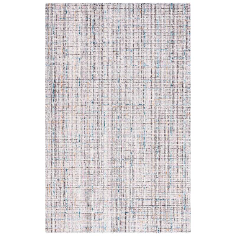 SAFAVIEH Handmade Abstract Fifa Modern Wool Rug - 6' Square - Pink/Brown