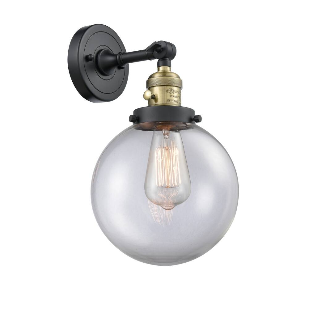 Innovations Lighting Beacon Single Light 14" Tall Bathroom Sconce with