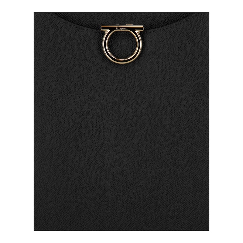 Ferragamo Gemini Leather Shoulder Bag