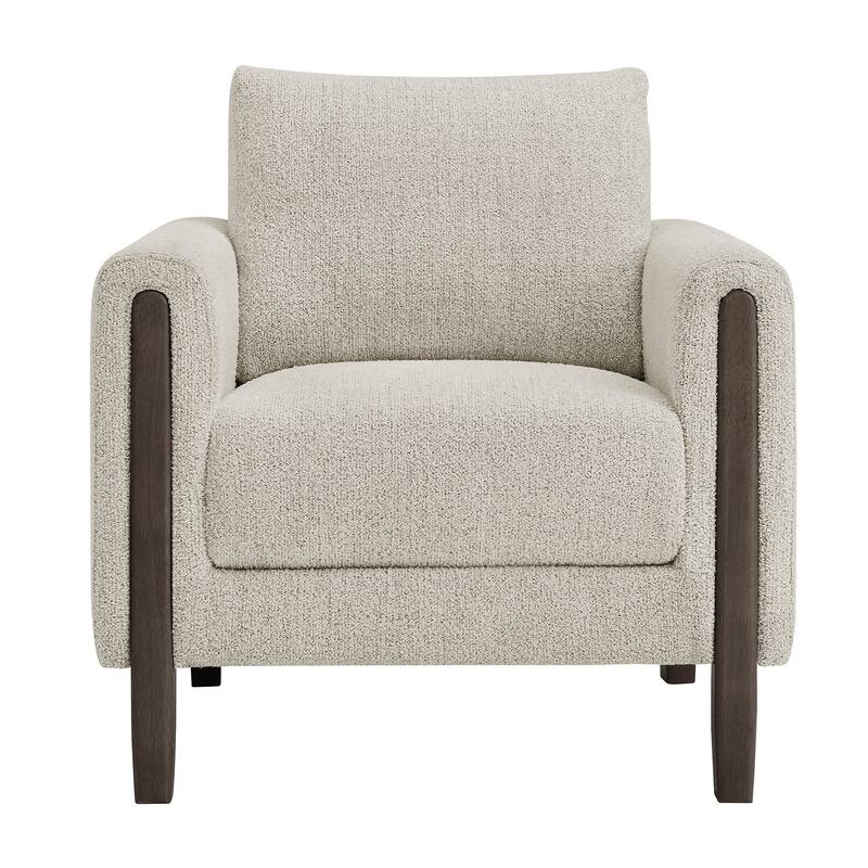 Hawken Boucle Fabric Accent Armchair