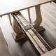 preview thumbnail 4 of 5, Furniture of America Eira Distressed Natural 90-inch Wood Extendable Dining Table