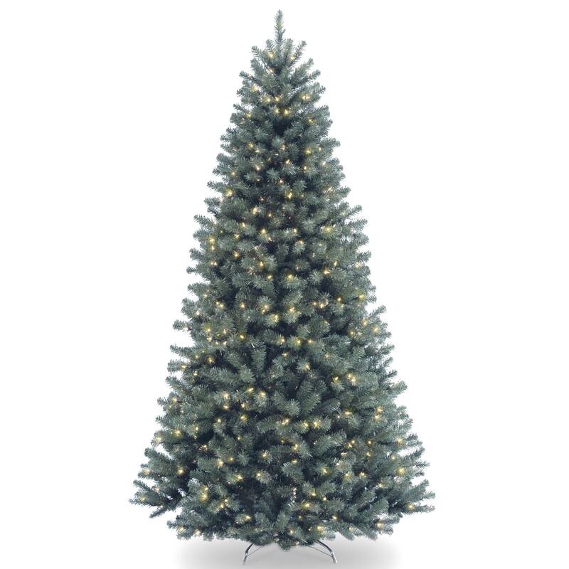 National Tree Company 6.5 ft. North Valley Blue Spruce Holiday Tree with Clear Lights - 6.5 Foot
