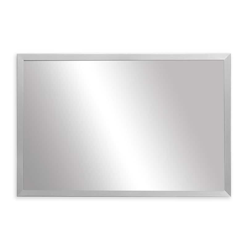 Ellis Brushed Chrome Framed Vanity Mirror
