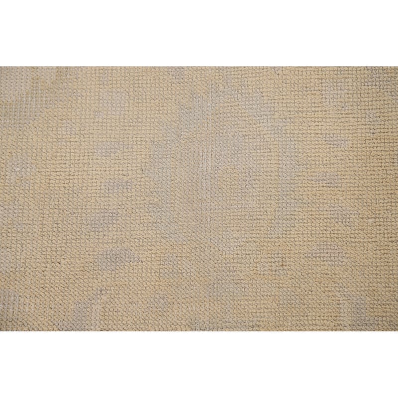Hand Knotted Oriental 100% Wool Carpet Traditional Floral Peach Tabriz Area Rug - 4' 6'' X 3' 0''
