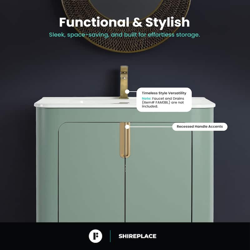 Fine Fixtures Shireplace Bathroom Vanity with Sink