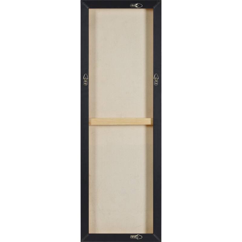 Renwil Dragoni 15" Wide Canvas Art, Black