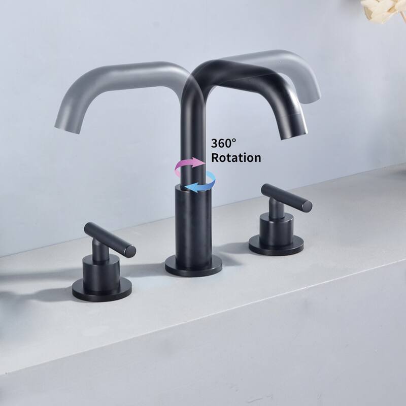 Clihome Widespread Bathroom Faucet Two Handle