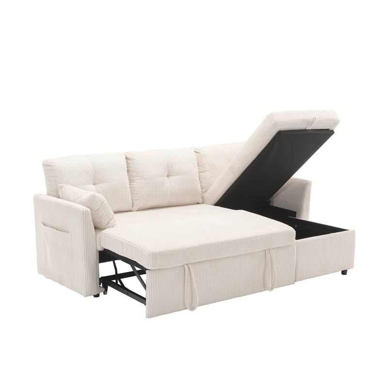 Modular Sectional Sofa L Shaped Modular Couch with Reversible Chaise