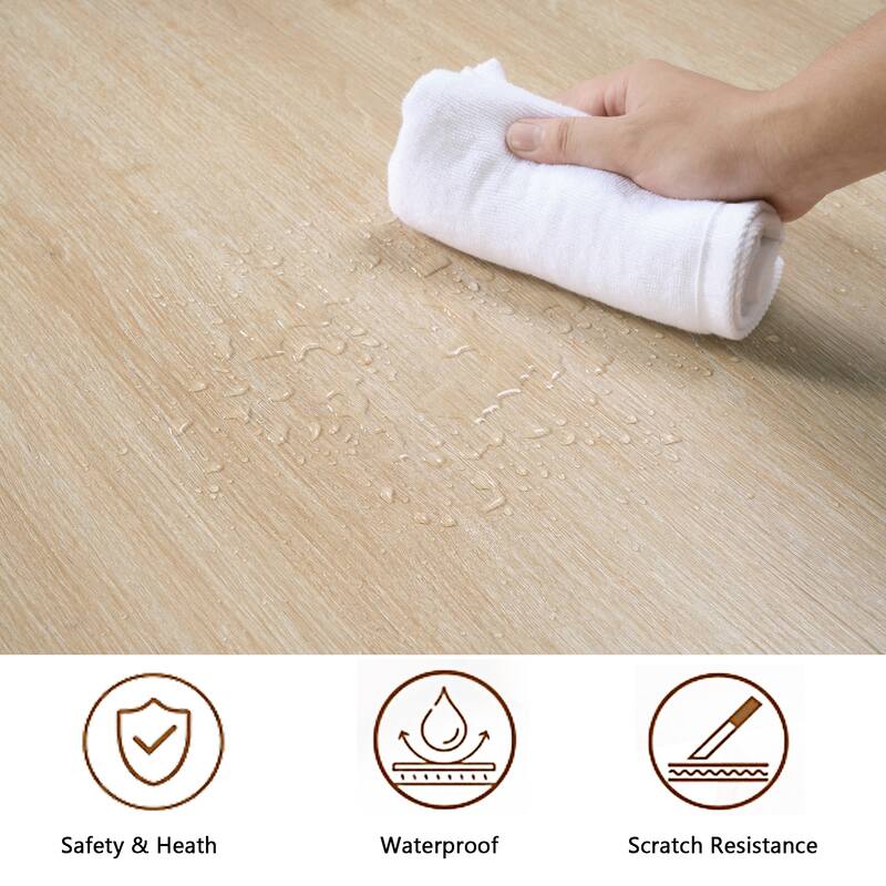 47.3 Inch Modern Round Dining Table for 4 - Farmhouse Style for Kitchen, Dining Room, Living Room